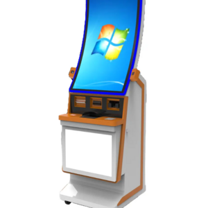 32inch new Curved Screen Cashless Gaming System Machine casino handling self service payment kiosk for world sport betting