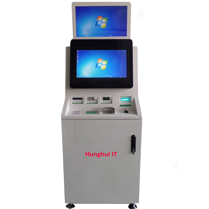 17 inch Touch Screen Bill Payment Kiosk / Self -Service Multi-function Cash Dispenser / ATM with Banknote Dispenser Module