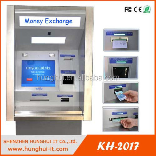 Automatic customized Foreign Currency coin exchange machine currency exchange ATM Machine with cash dispenser