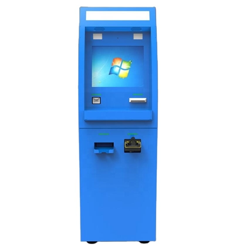 19inch High Safety Bulk Cash Deposit And Withdrawal Machine bank Atm Machine