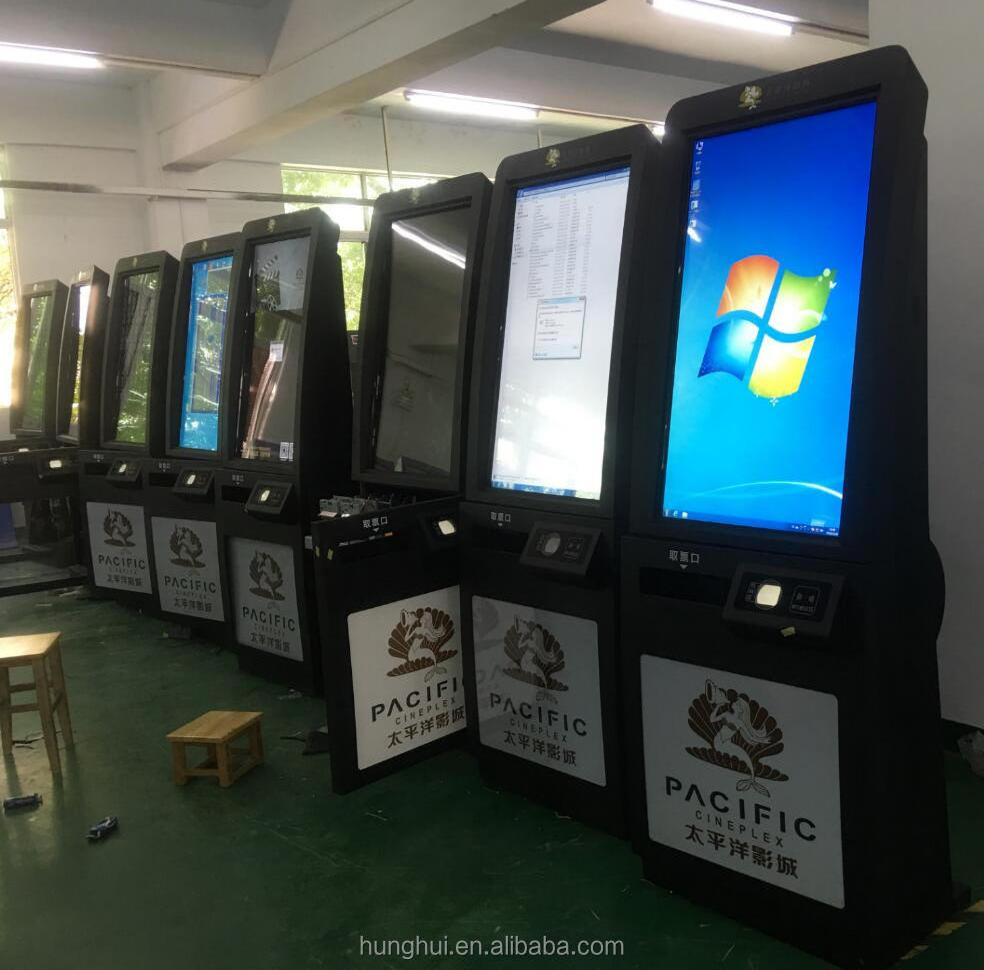 HungHui free standing big size betting lottery ticket printing kiosk