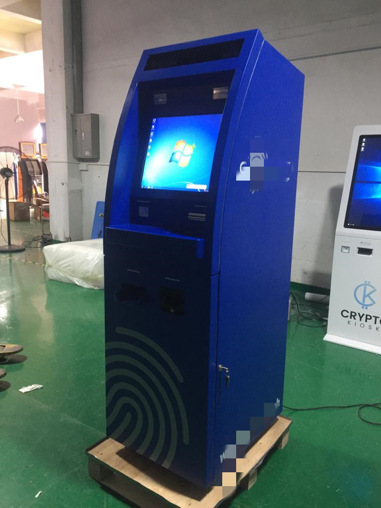 19inch High Safety Bulk Cash Deposit And Withdrawal Machine bank Atm Machine