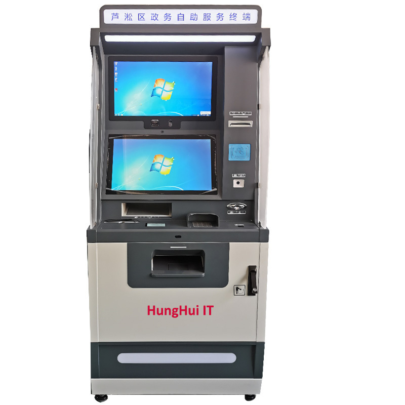 Multifunctional ATM Machine Banks With Cash Dispenser And Bank Card Reader