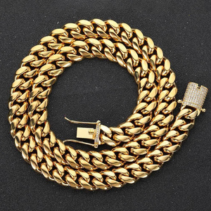 Gold Plated Stainless Steel Cuban Chains