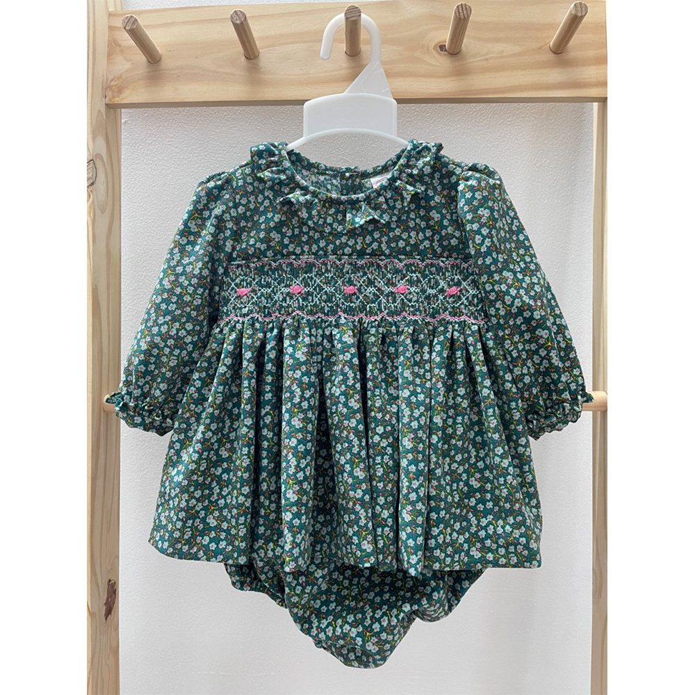 Summer Baby Toddler Clothes Long Sleeve Floral Cotton Little Girl Casual Baby Kids Flower Dress