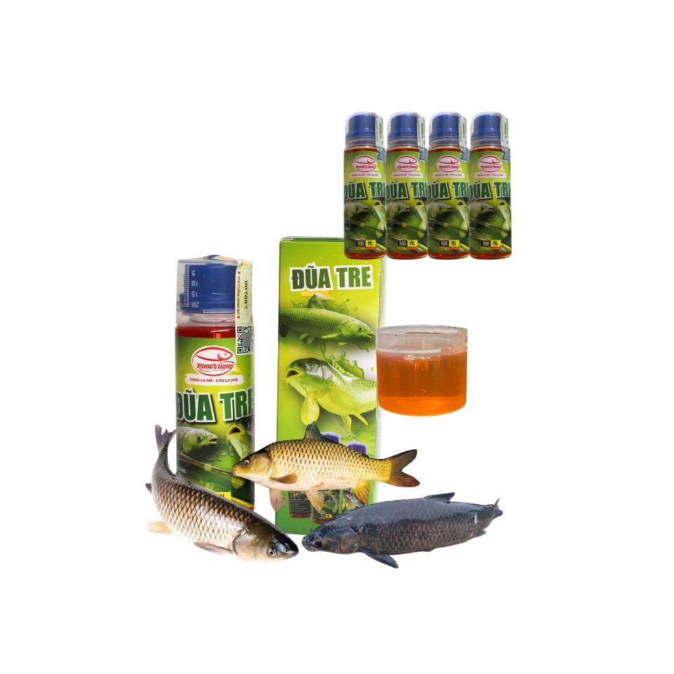 Attractive Fish Flavor Dua Tre High Quality Liquid Fish Bait For fishing Carp Liquid Fish Bait Attractant From VietNamese