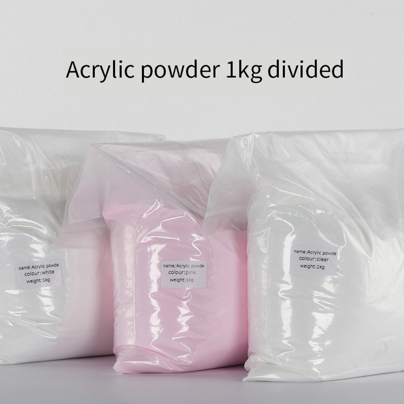 1kg 36Oz Private Label Acrylic Powder Clear Pink White Nude Acrylic Dipping Powder