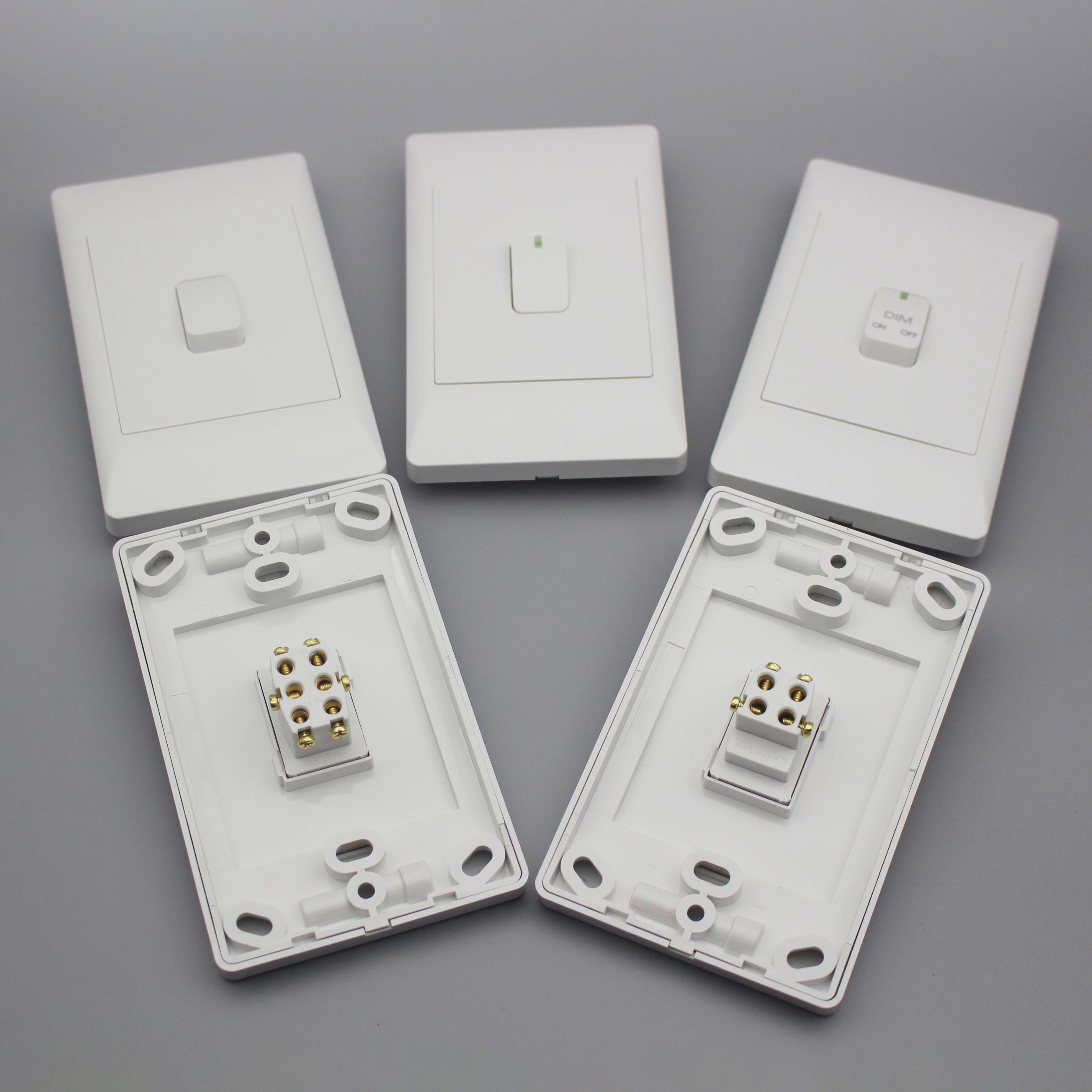 South Africa SASO Certificate switch socket 2 gang double 3 pin 16a outlet socket switch