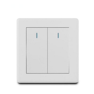 UK Standard Wall Switch 16A Standard Electric Wall Light Switch 2 Input PC Panel