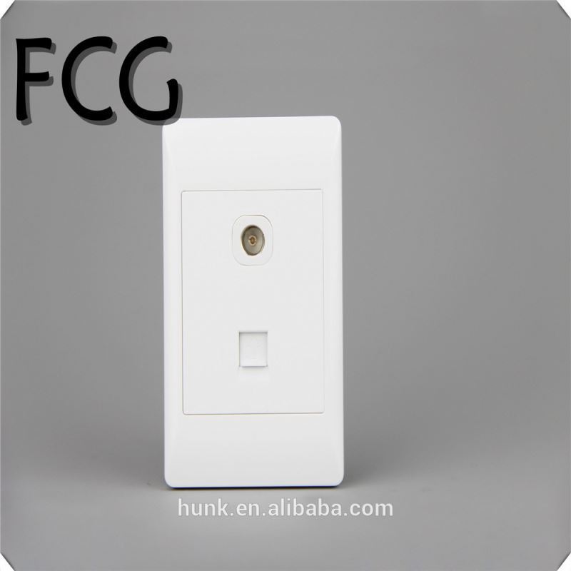 Modern design modern design british standard 2 usb wall switch sockets with different size