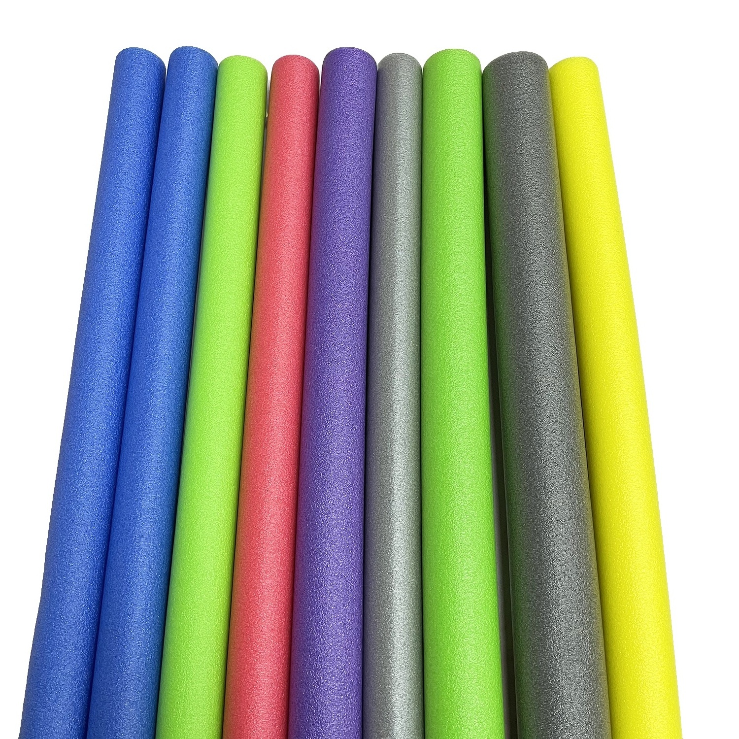 HUNLON Large Multicolored Swimming Pool Noodles Bulk- Solid Foam Swim Noodles