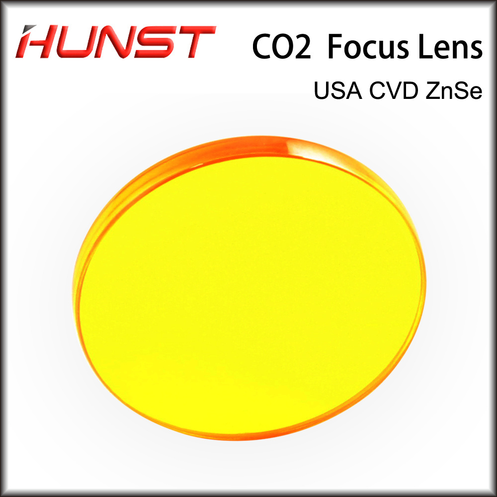 Hunst CO2 Laser Lens USA ZnSe Dia 25 28mm Focus 50.8 63.5 76.2 101.6 127mm for Laser Cutting Engraving Machine Spare Part