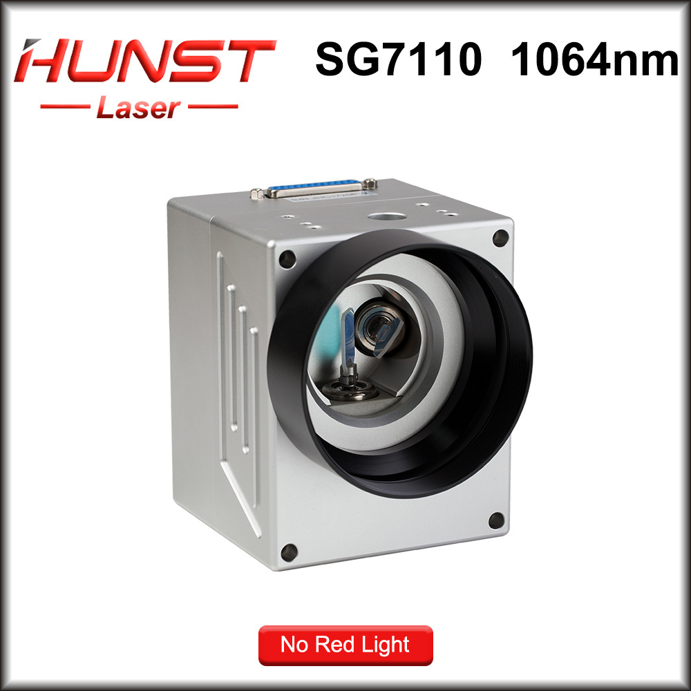 HUNST 1064nm Fiber Laser Scanning Galvo Head RC7110 SG7110 With Red Pointer 0-100W Input Aperture 10mm for Metal Marking Machine