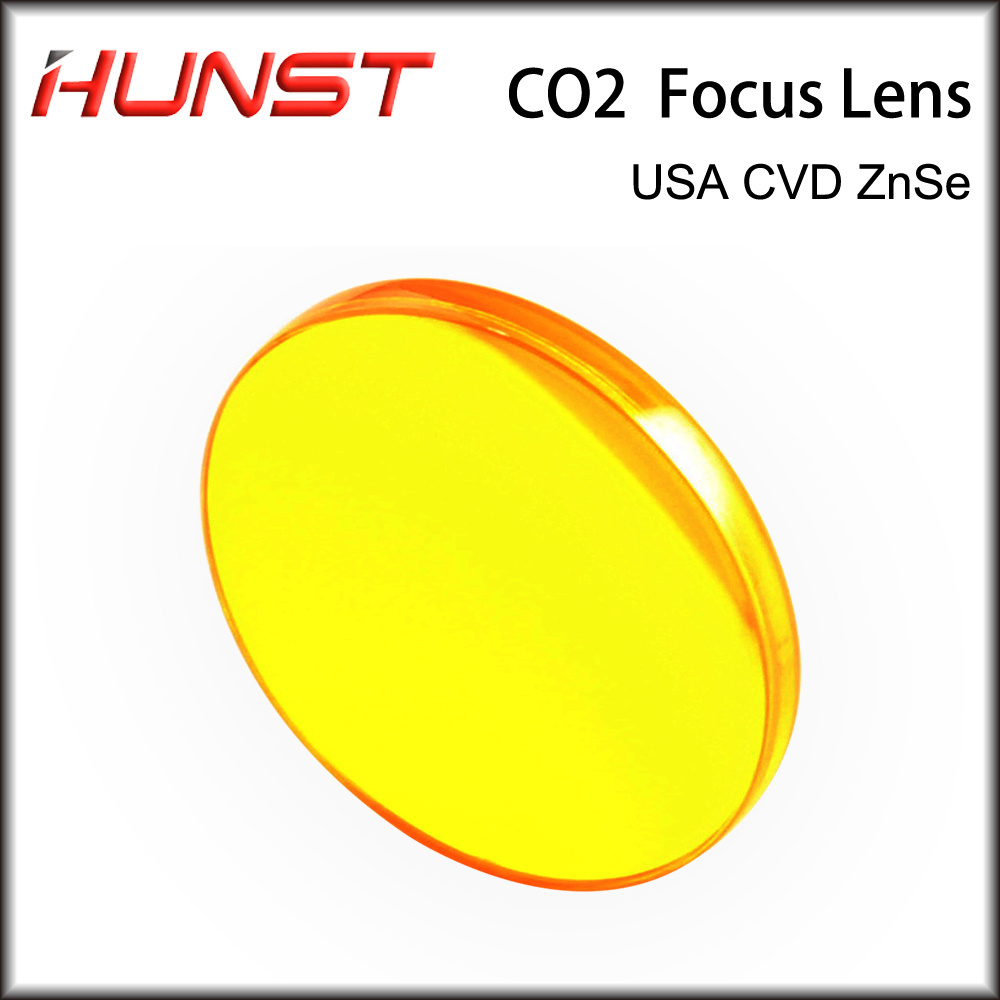 Hunst CO2 Laser Lens USA ZnSe Dia 25 28mm Focus 50.8 63.5 76.2 101.6 127mm for Laser Cutting Engraving Machine Spare Part