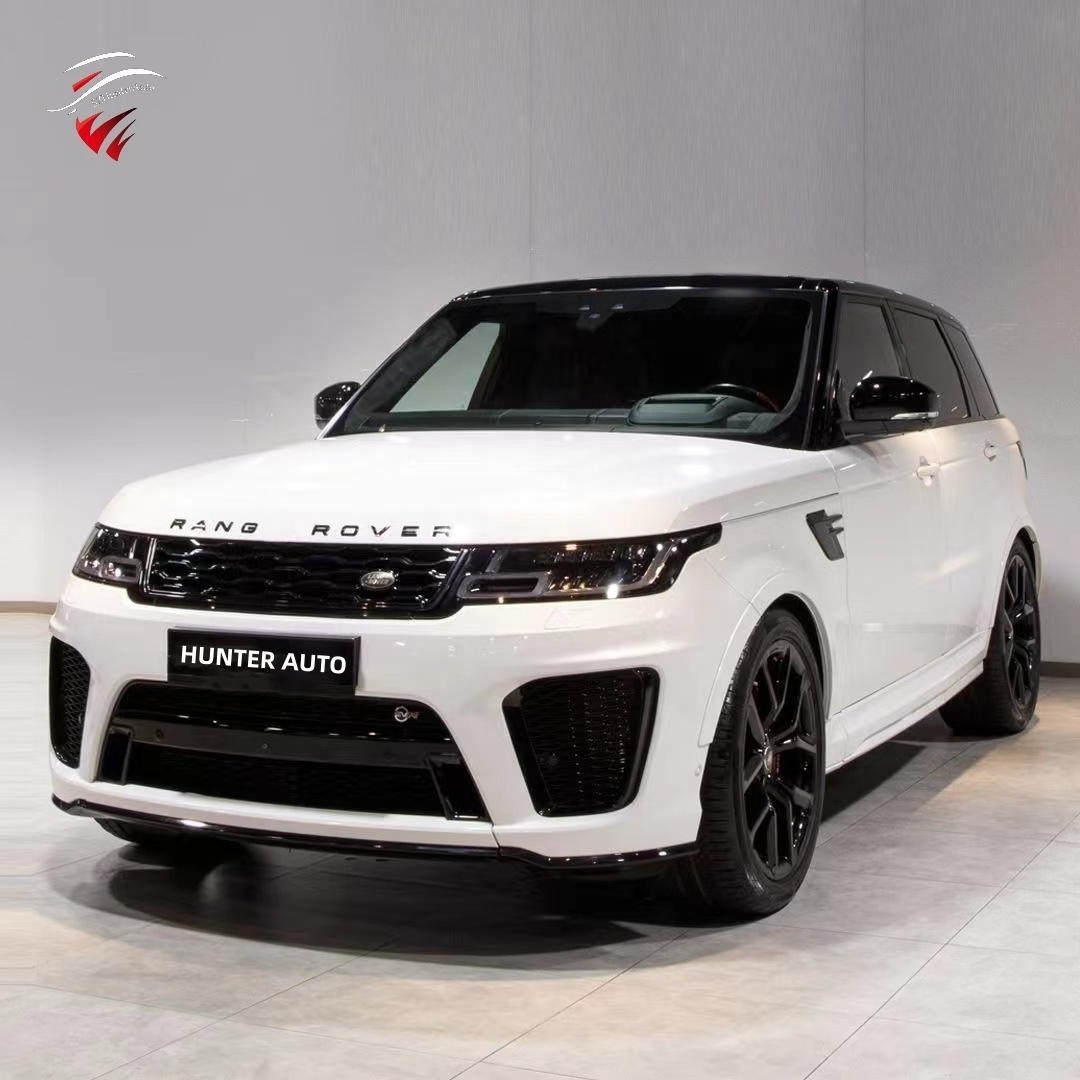 body kit for  range rover Sport 14-17 upgrade 18-up body kits car bumper facelift SVR bodykit with head lamps tail lights