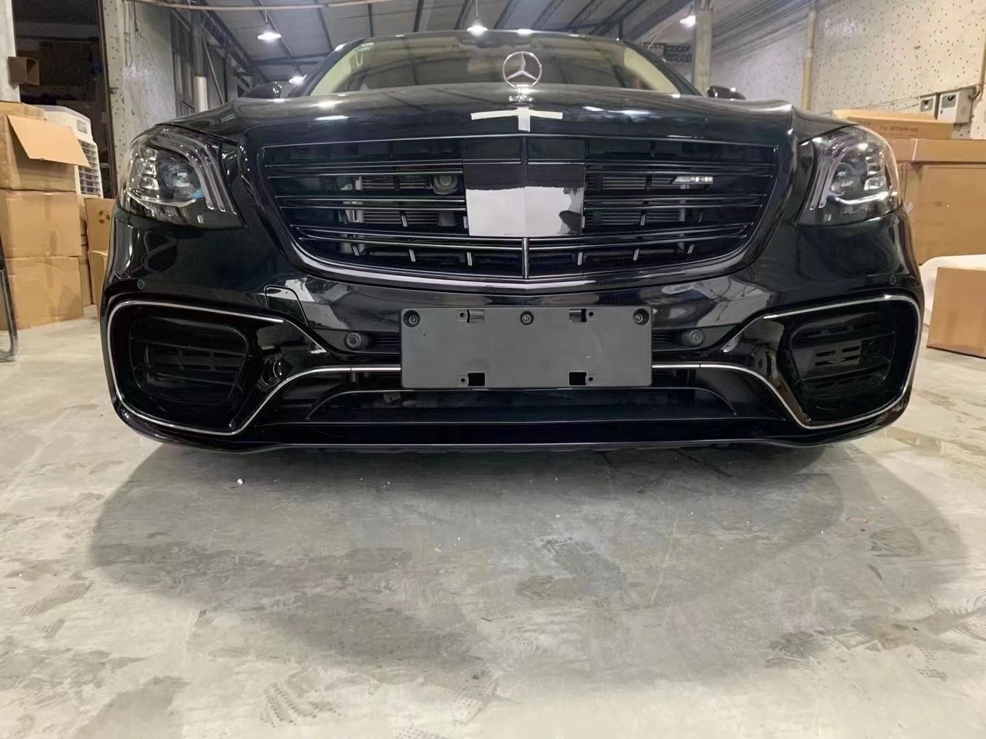 Full Body Kit for Mercedes Benz W221 S Class Facelift to W222 S Class S63 AMG Style Full Facelift Bodykit