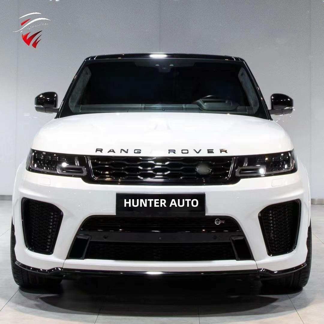 Top quality body kit for land rover range-rover Sport 14-17 facelift 18+ SVR bodykit head lamps tail lights car bumper fender