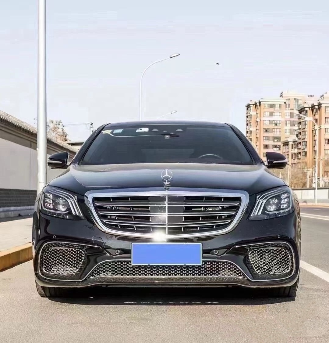 Full Body Kit for Mercedes Benz W221 S Class Facelift to W222 S Class S65 AMG Style Bodykit