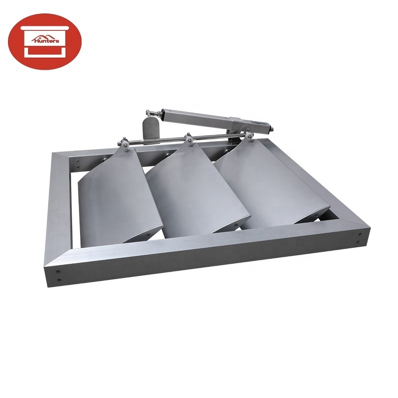 Exterior sun shade aerofoild blades aluminum Sun Louver for roof