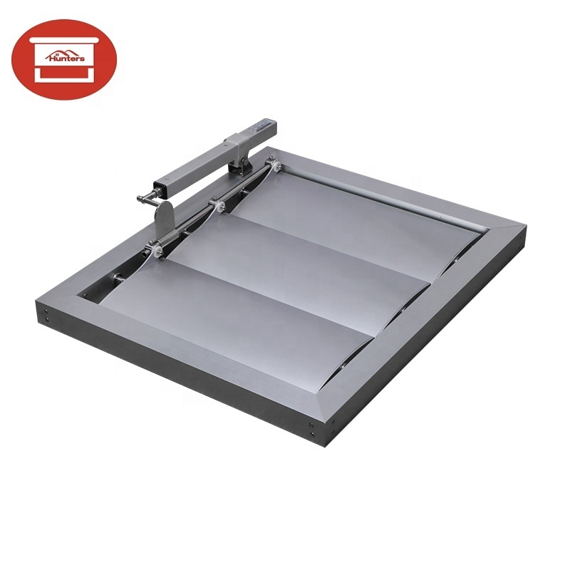 Exterior sun shade aerofoild blades aluminum Sun Louver for roof