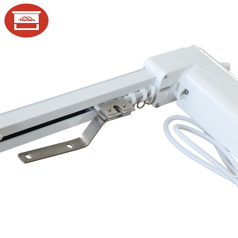 Wireless control curtain track Motor /Aluminum Alloy Motorised curved Curtain rail Track