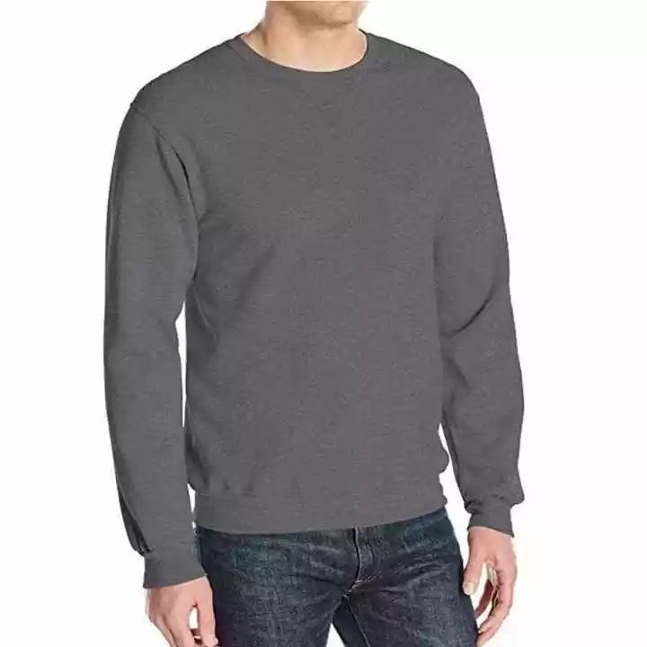 ODM Cotton Blank Crewneck Plain Sweatshirts Original Materials Sweater Men's Sweat Wear Embroidery O Neck Shirt