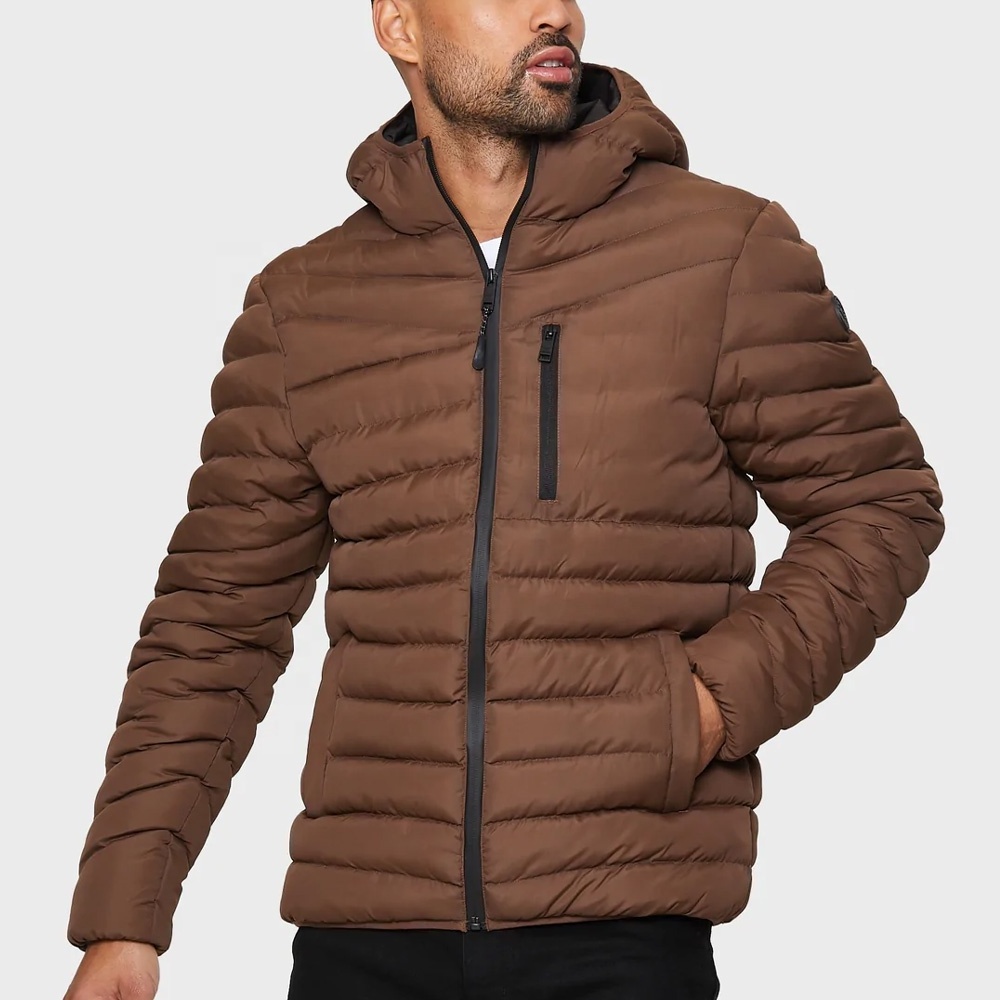 clothing manufacturers custom men's jackets puffer jacket For Streetwear With Best Quality Fabric