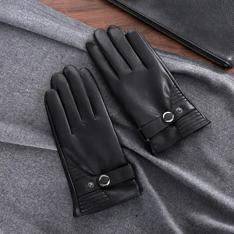 Winter Special ,MEN/women fashion dress Gloves Leather Gloves Hand Warmer, Black Winter Ladies' Dress Gloves