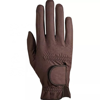 New Cheap Price racing Ladies Women Horse Riding Gloves Track Fabric Riding Gloves Leather