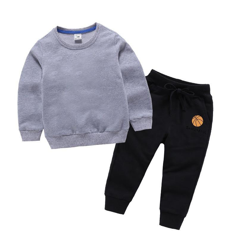 Wholesale Sports Suits Kids Boys Girls Children Tracksuit Custom Blank Tracksuit Children Sports Suit Kids Sweatshirt