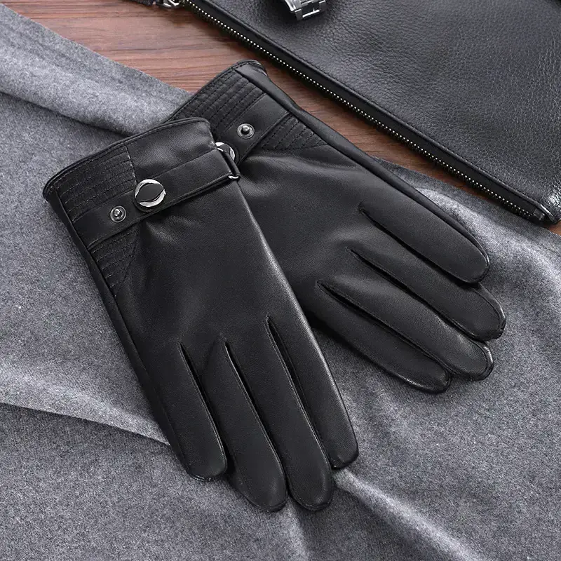 Winter Special ,MEN/women fashion dress Gloves Leather Gloves Hand Warmer, Black Winter Ladies' Dress Gloves