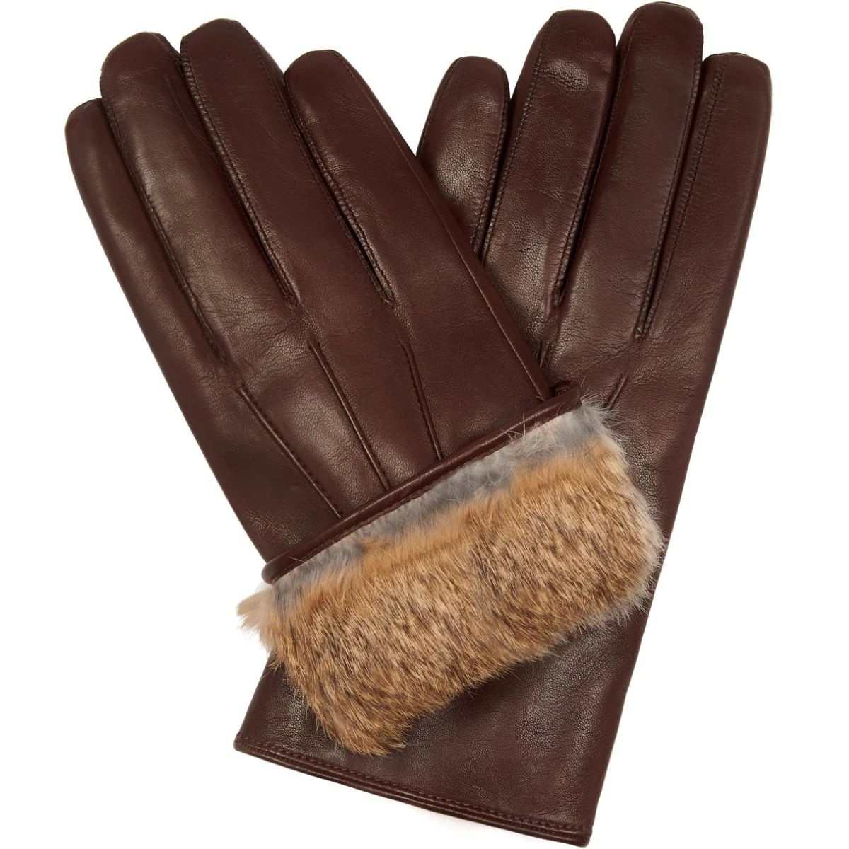 Fashion Winter Touch Screen Leather Gloves Men Cycling Outdoor Winter Leather Gloves For Men