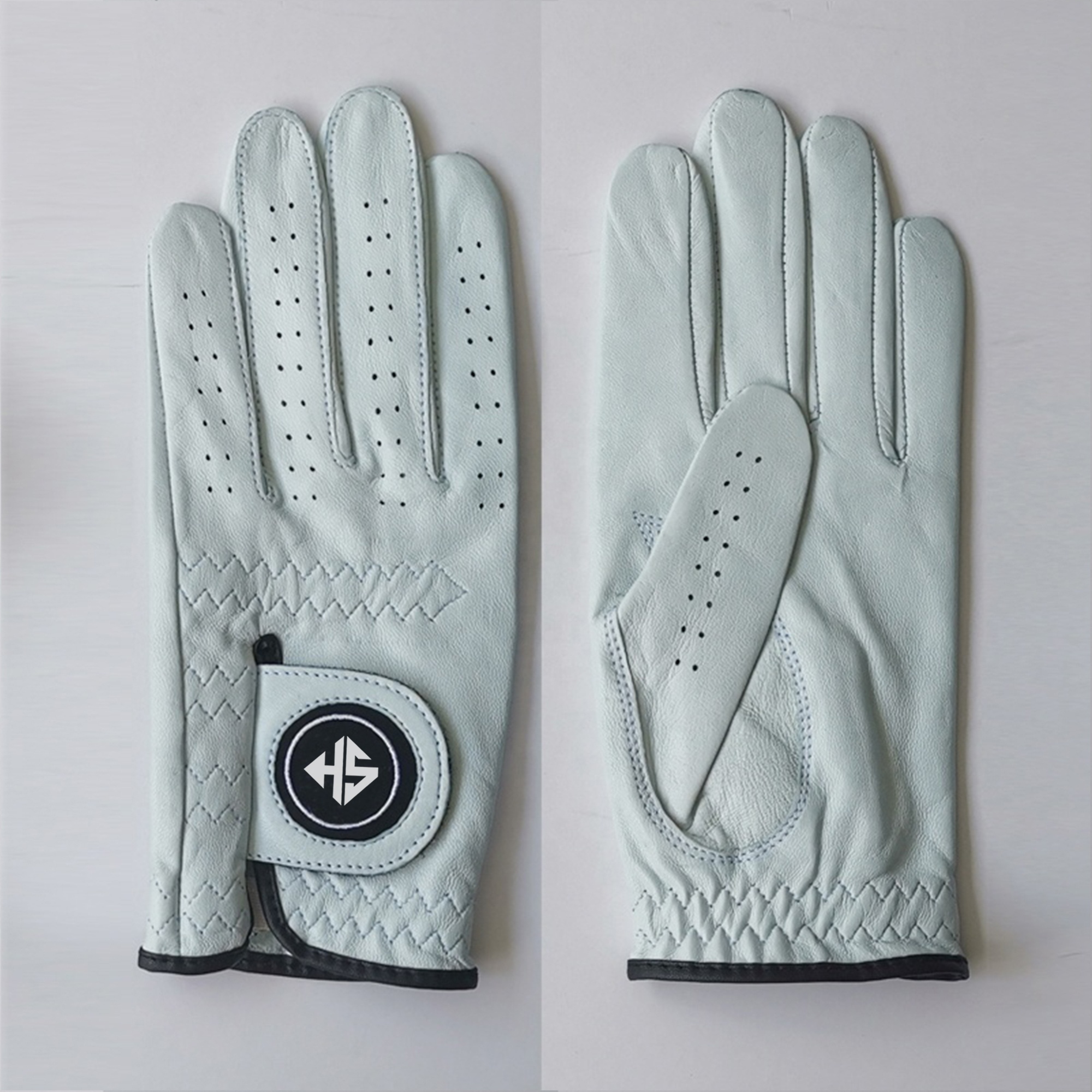 Best  Cabretta Leather Golf Gloves Men Golf Gloves Customized Logo Printing sheep Golf Gloves