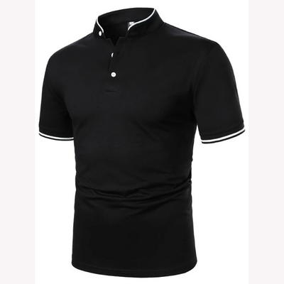 2023 New Fashion Cotton Polyester Polo Shirt Men Stand Collar high quality short Sleeve Men Polo T- Shirt