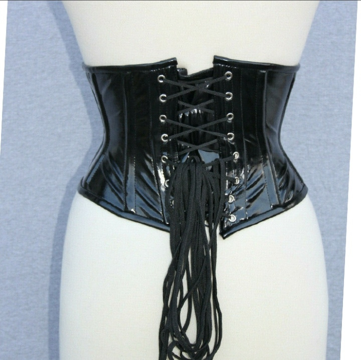 Corset Wide Belts Pu Leather Slimming Body Belts For Women Elastic Waist Belts