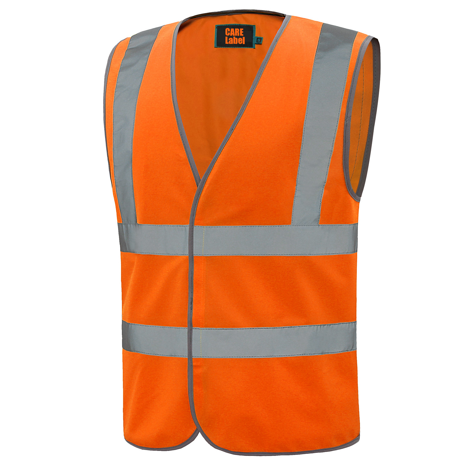 2023 Customized Your Own Design safety vest for unisex made of plain Polyester fabric high visibility vest