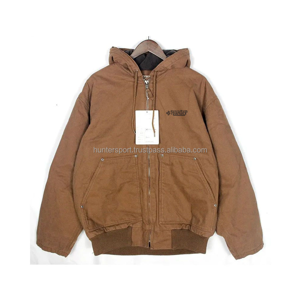 OEM safety Industrial work clothing workwear men's canvas cargo work jacket men's work wear jacket