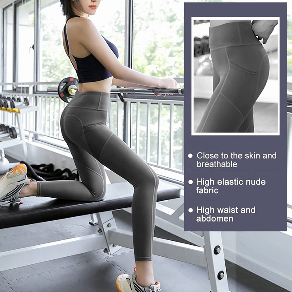 Dropshipping leggings high-waist tight-fitting sports fitness leggings women sweat yoga pants women legging