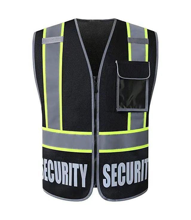 Reflective Safety Workwear Hi-Viz Traffic Illumination Night visibility  Construction Roadway Emergency Outdoor Hi-Vis Vest