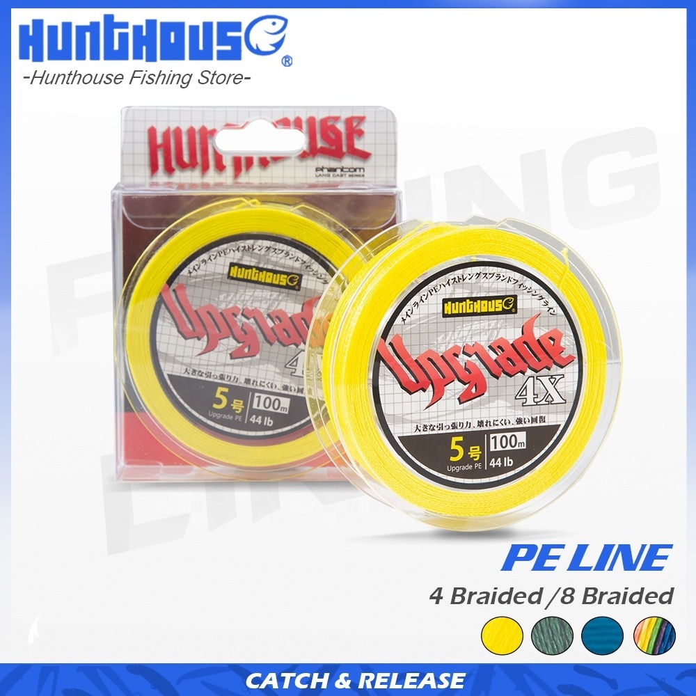 Hunthouse strong strength 8x 4x multifilament fluorocarbon fishing line