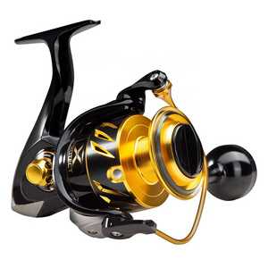 Hunthouse High Quality Big Game 35kg Drag Power Fishing Reel Saltwater Metal Spinning Deep Sea Fishing Reels