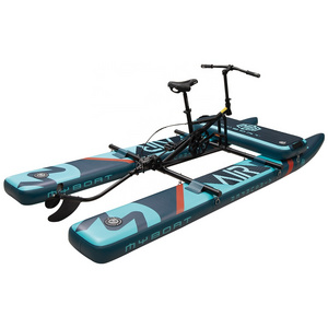 New Product  Bicycles Sea Water Bike Lake Bicycle Light Weight Folding Cycle Pedal Inflatable Float Water Bike