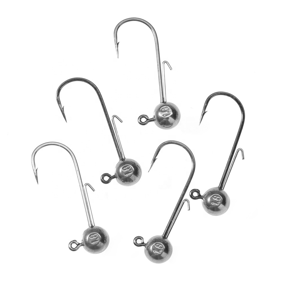 Cheap wholesale New Tungsten jig heads fishing Accessories Tungsten tube jig heads with Stainless steel hook