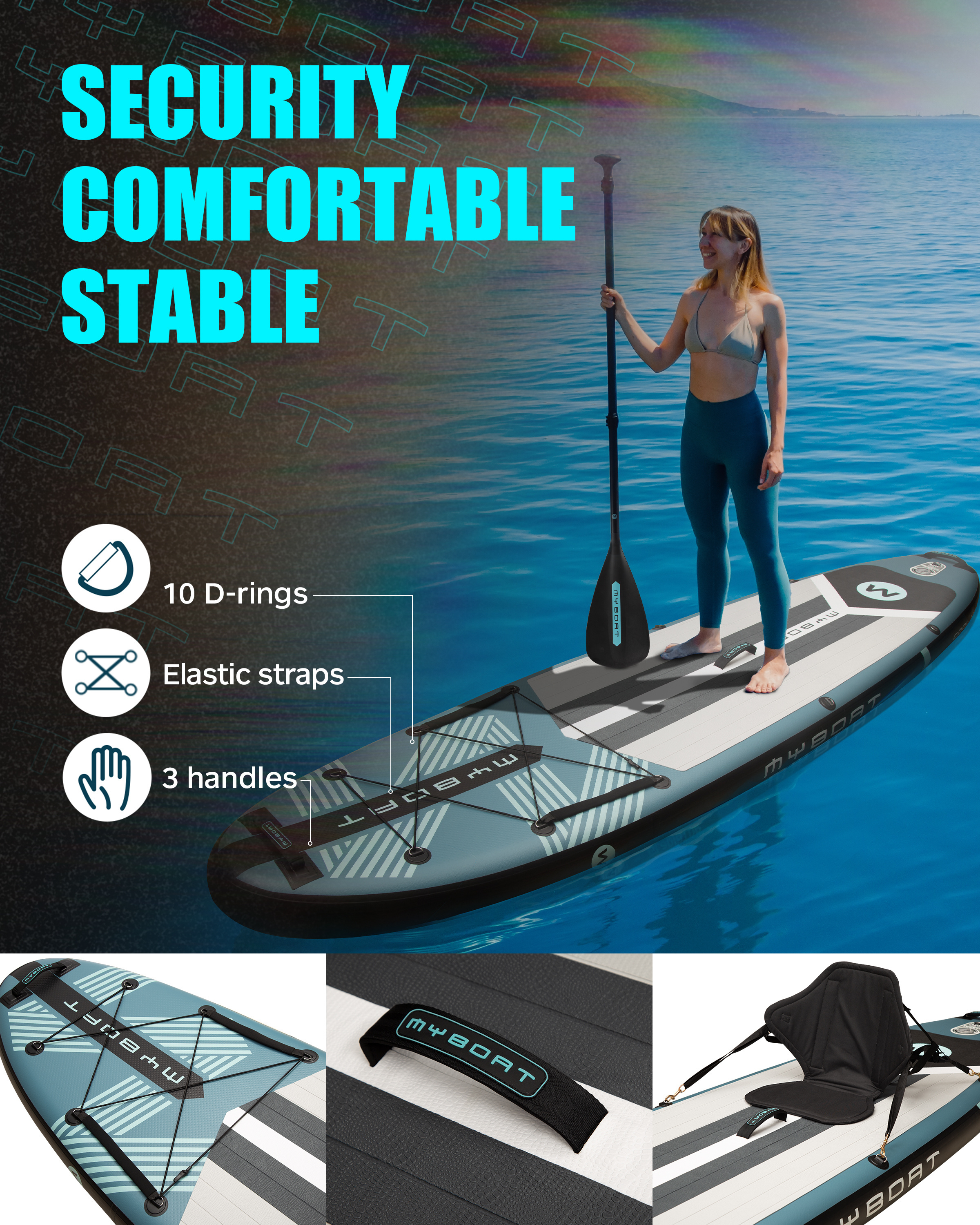 Wholesale Sup Board 11' Sup Stand Up Paddle Board Surfboard Waterplay Surfing fishing Inflatable Padel Surfboard