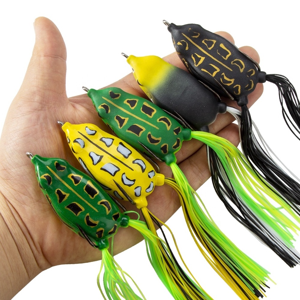 freshwater fishing lures frogs frog bait artificial soft pvc bait fishing bait rubber frog