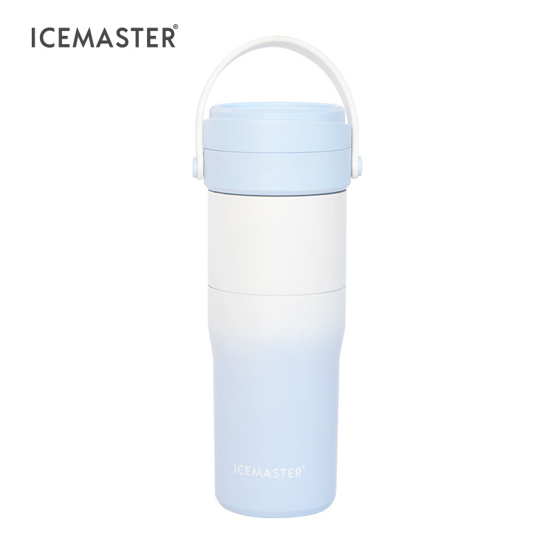 Custom New Arrival Coffee Stainless Steel 304 PP Large Capacity Lilac color Portable Camping water ice bottle cooler  for Unisex