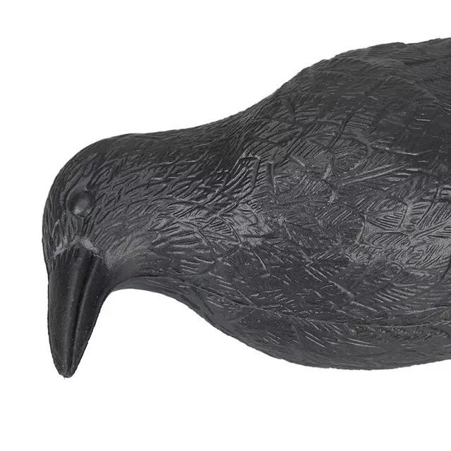 Outdoor hunting decoy Plastic black crow