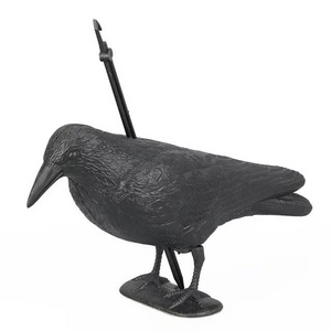 Outdoor hunting decoy Plastic black crow