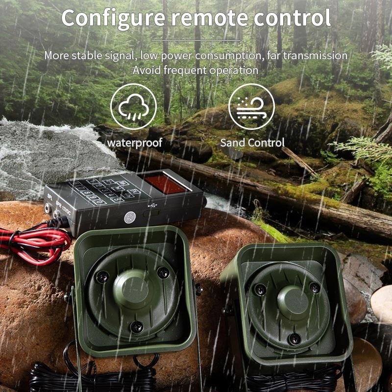 Hot Sale Waterproof Wireless Remote Control 210 Bird Sounds Device Digital Hunting  MP3 Player Bird Sound Caller Device