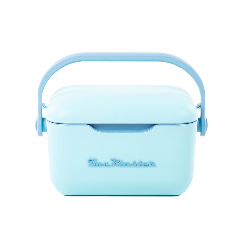 New design High quality Waterproof PP PE PU strapped IceMaster solid color small Carry Food Cooler Box for fish